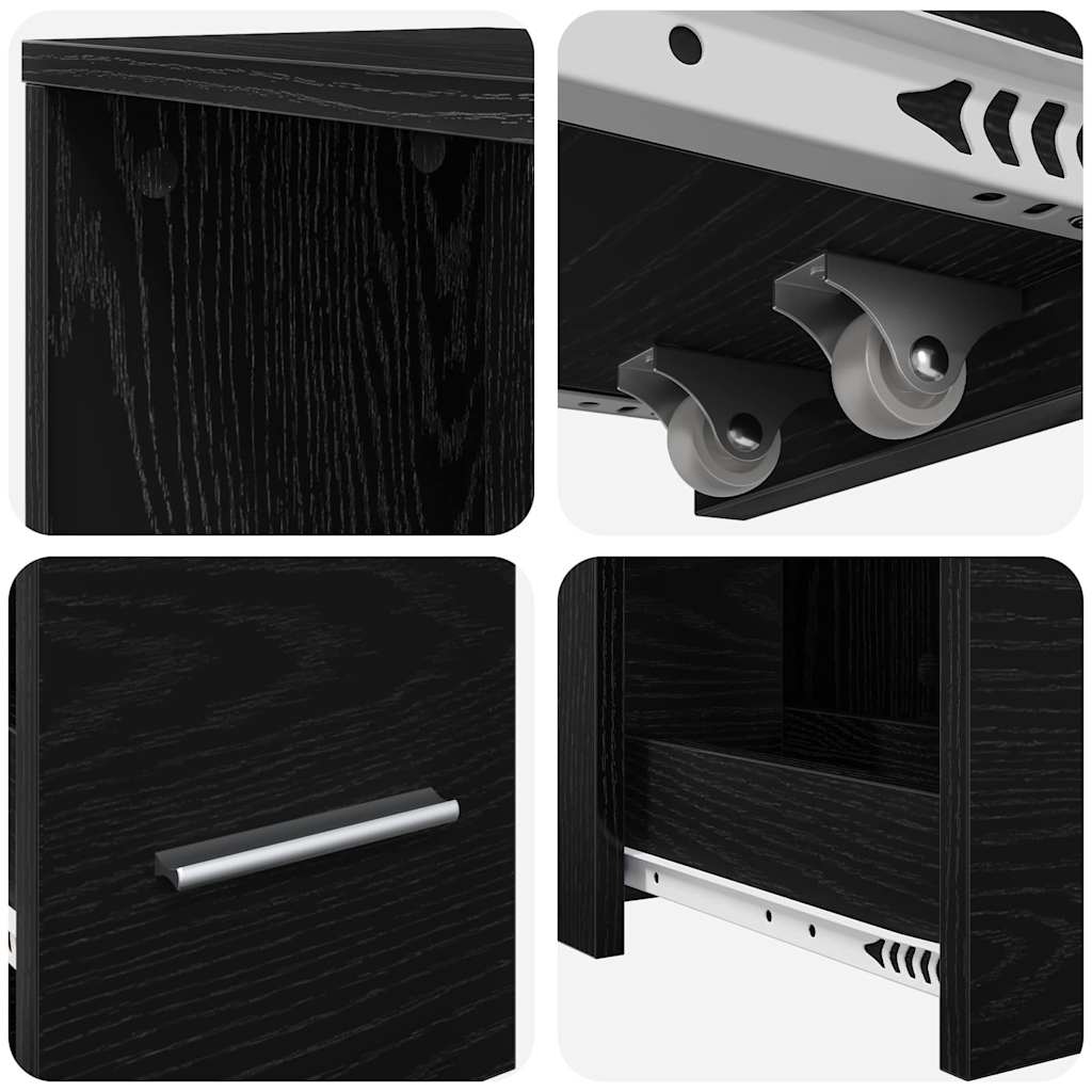 HKH Conjunto de Muebles de Baño en Roble - Negro