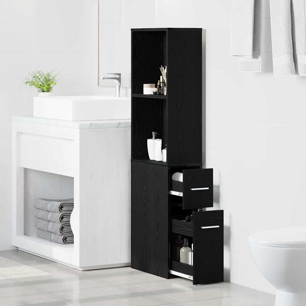 HKH Conjunto de Muebles de Baño en Roble - Negro