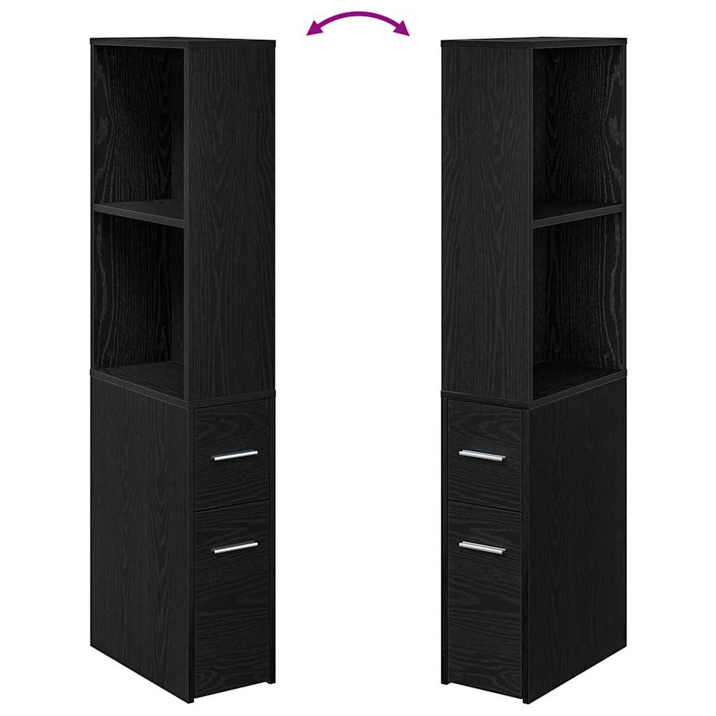HKH Conjunto de Muebles de Baño en Roble - Negro