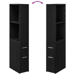 HKH Conjunto de Muebles de Baño en Roble - Negro