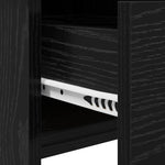 HKH Mesa de Cosméticos con Cajón en Roble - Negro