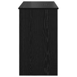 HKH Mesa de Cosméticos con Cajón en Roble - Negro