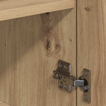 HKH Aparador Moderno de Madera Procesada con 2 Puertas y 2 Cajones - Roble Artesanal