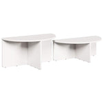 HKH Conjunto de 2 Mesas de Centro HKH - Branco