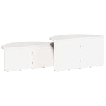 HKH Conjunto de 2 Mesas de Centro HKH - Branco