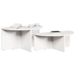 HKH Conjunto de 2 Mesas de Centro HKH - Branco