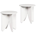 HKH Conjunto de 2 Mesas de Centro HKH - Branco