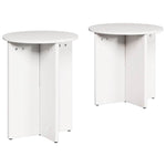 HKH Conjunto de 2 Mesas de Centro HKH - Branco