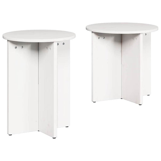 HKH Conjunto de 2 Mesas de Centro HKH - Branco