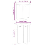 HKH Conjunto de 2 Mesas de Centro HKH - Branco