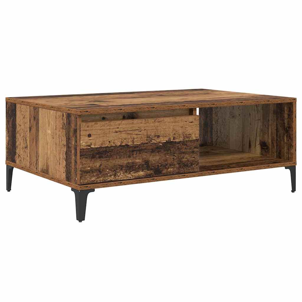 Mesa de centro HKH de madera antigua