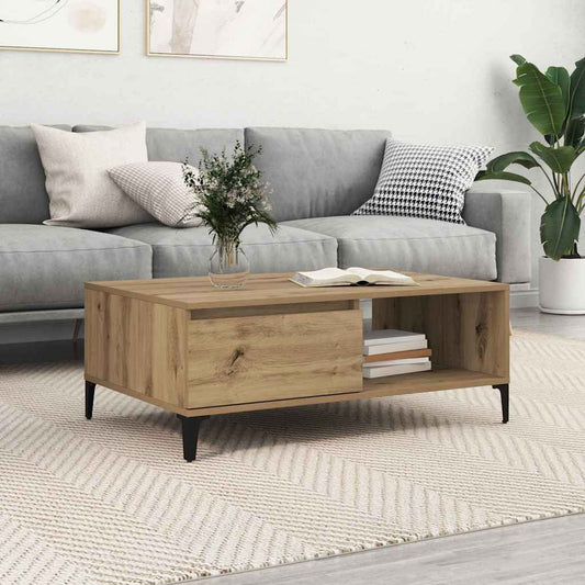 Mesa de centro HKH roble artesanal