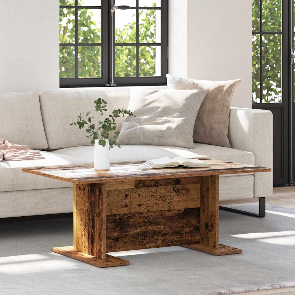 Mesa de centro HKH de madera antigua