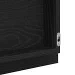 Espejo de baño LED HKH en roble - Negro