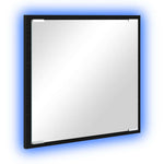 Espejo de baño LED HKH en roble - Negro