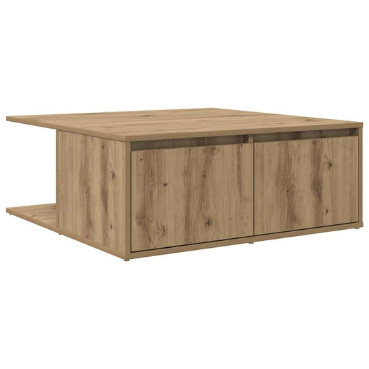 Mesa de centro HKH con cajón Roble Artesanal