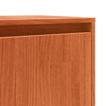 HKH Aparador moderno de madera maciza de pino con 3 puertas - Roble Marrón