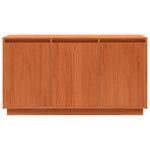 HKH Aparador moderno de madera maciza de pino con 3 puertas - Roble Marrón