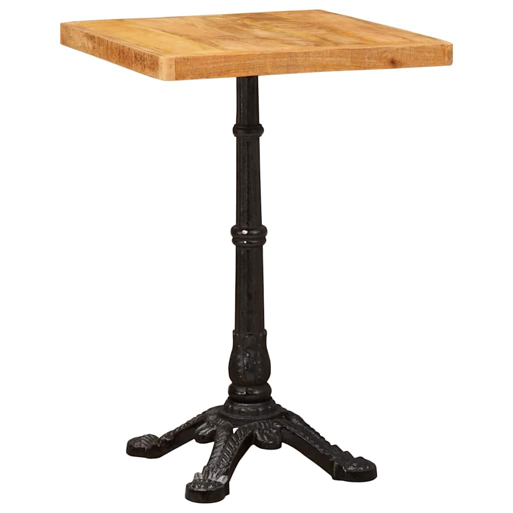 Mesa de bistró HKH marrón de madera maciza de mango