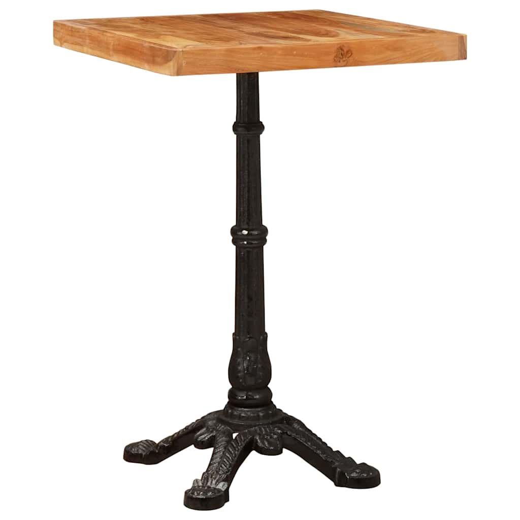 HKH Mesa Bistró Madera Maciza Acacia Marrón