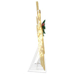 HKH Conjunto de 7 Renas de LED em Tecido - Ouro