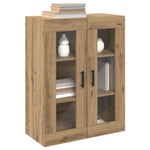HKH Aparador Moderno de Madera Procesada con 2 Puertas - Roble Artesanal