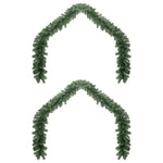 HKH conjunto de 2 Guirlandas de Natal com 600 LED em PVC - Verde