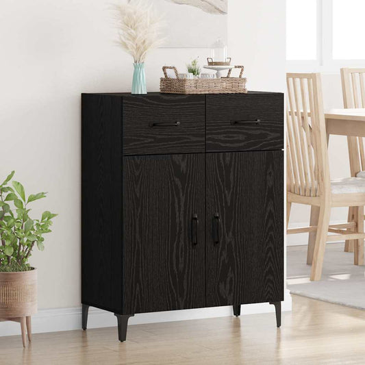 Aparador Clásico HKH en Madera Procesada con 2 Puertas y 2 Cajones - Roble Negro