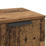 HKH Aparador Moderno de Madera Procesada con 1 Puerta - Madera Antigua