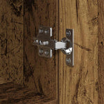 HKH Aparador Moderno de Madera Procesada con 1 Puerta - Madera Antigua