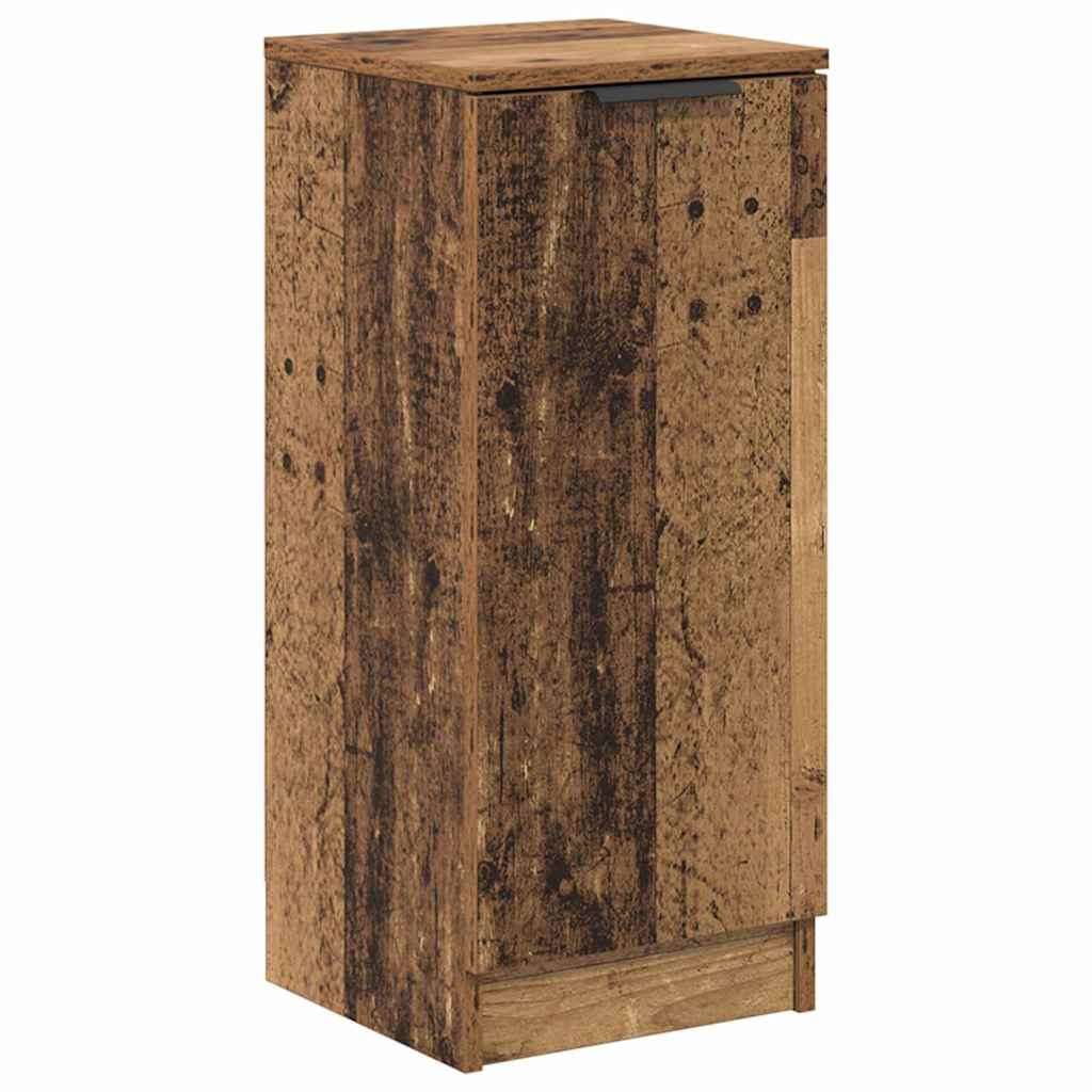 HKH Aparador Moderno de Madera Procesada con 1 Puerta - Madera Antigua