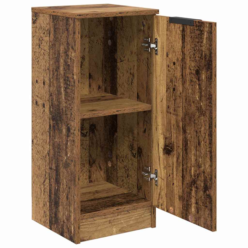 HKH Aparador Moderno de Madera Procesada con 1 Puerta - Madera Antigua