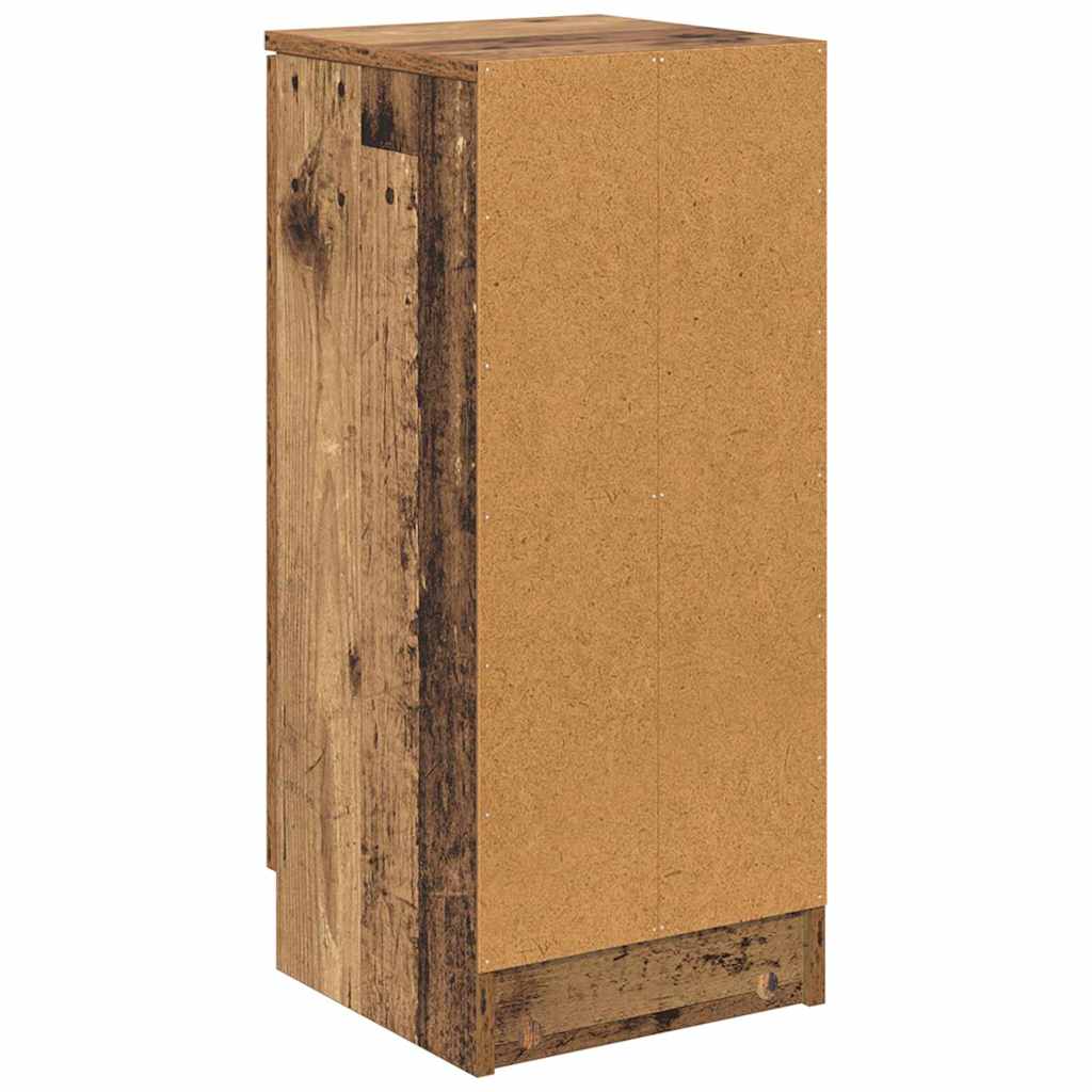 HKH Aparador Moderno de Madera Procesada con 1 Puerta - Madera Antigua