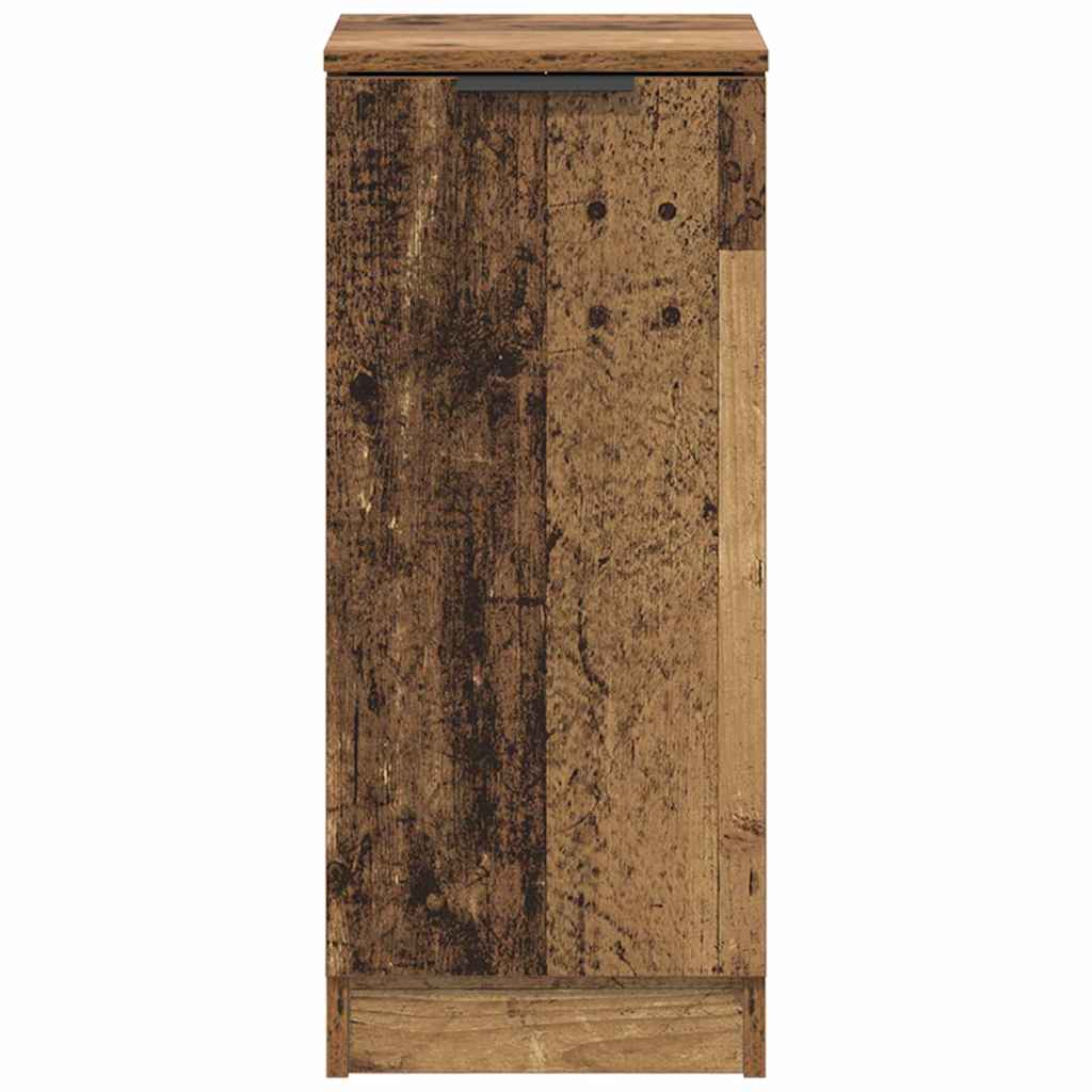 HKH Aparador Moderno de Madera Procesada con 1 Puerta - Madera Antigua