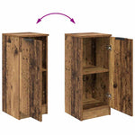 HKH Aparador Moderno de Madera Procesada con 1 Puerta - Madera Antigua