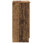HKH Aparador Moderno de Madera Procesada con 1 Puerta - Madera Antigua