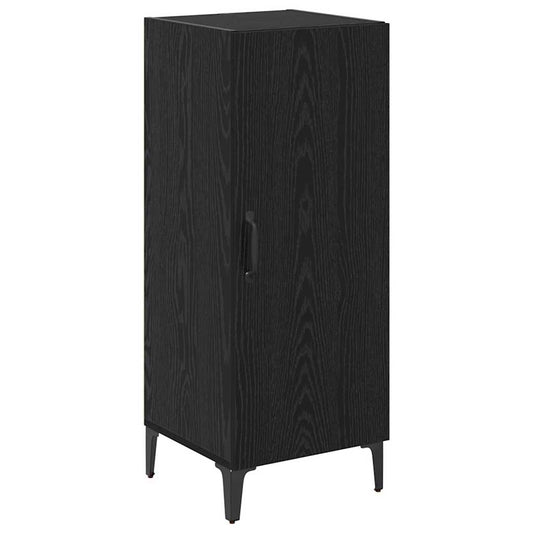 Aparador moderno HKH de madera procesada con 1 puerta - Roble negro