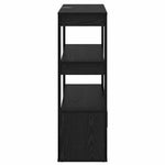 Aparador moderno HKH de madera procesada con 2 puertas - Roble negro