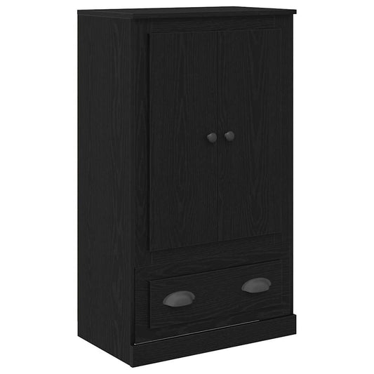 HKH Aparador Alto en Madera Procesada con 2 Puertas - Roble Negro