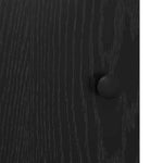 HKH Aparador Alto en Madera Procesada con 2 Puertas - Roble Negro