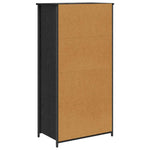 HKH Aparador Alto en Madera Procesada con 2 Puertas - Roble Negro