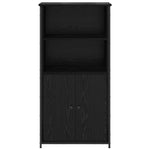 HKH Aparador Alto en Madera Procesada con 2 Puertas - Roble Negro
