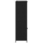 HKH Aparador Alto en Madera Procesada con 2 Puertas - Roble Negro