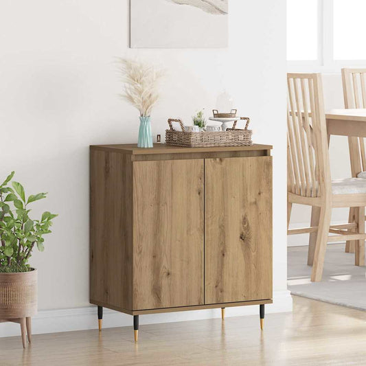 HKH Aparador Moderno de Madera Procesada con 2 Puertas - Roble Artesanal