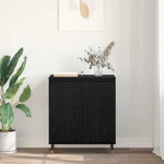 Aparador moderno HKH de madera procesada con 2 puertas - Roble negro