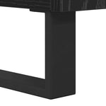 Aparador industrial HKH en madera procesada con 2 puertas - Roble negro