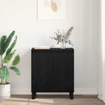 Aparador industrial HKH en madera procesada con 2 puertas - Roble negro