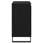 Aparador industrial HKH en madera procesada con 2 puertas - Roble negro