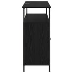 Aparador moderno HKH de madera procesada con 2 puertas - Roble negro