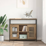 HKH Aparador Moderno de Madera Procesada con 2 Puertas - Roble Artesanal